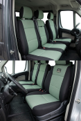 Peugeot Boxer 7 személyes méretpontos  üléshuzat  
