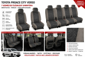 Toyota PROACE City Verso üléshuzat 7 személyes 
